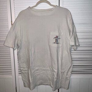 Abercrombie Men’s Mustang Graphic Tee Off White Size XL